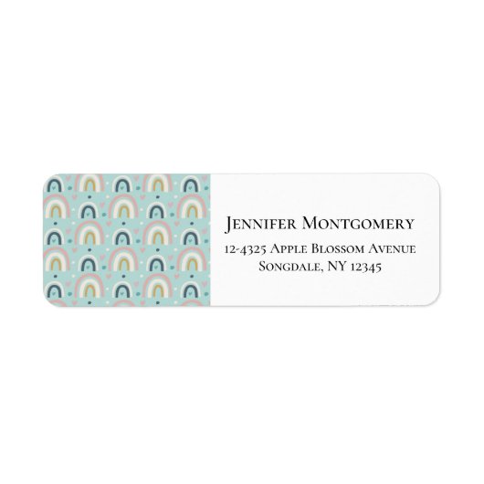 Niedliches Regenbogenmuster (Vorne)