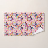 Niedliches Regenbogenmuster Badhandtuch Set (Handtuch)