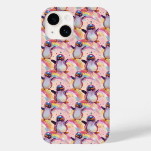 Niedliches Regenbogenmuster Case-Mate iPhone 14 Hülle