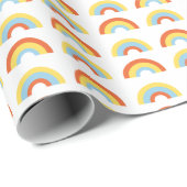 Niedliches Regenbogenmuster Geschenkpapier (Rolleneckpunkt)