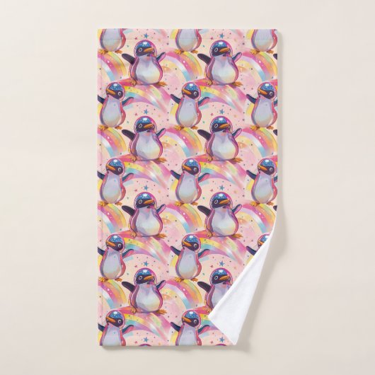 Niedliches Regenbogenmuster Handtuch (Handtuch)