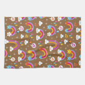niedliches Regenbogenmuster Handtuch (Horizontal)