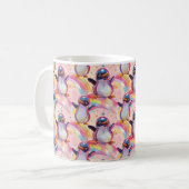 Niedliches Regenbogenmuster Kaffeetasse (Vorderseite Links)