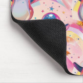 Niedliches Regenbogenmuster Mousepad (Ecke)