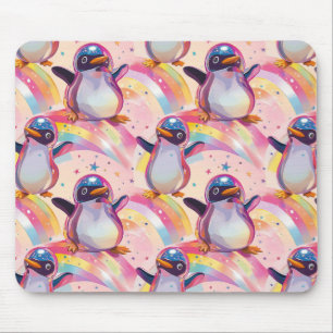 Niedliches Regenbogenmuster Mousepad