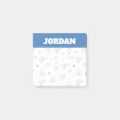 Niedliches Regenbogenmuster Post-it Klebezettel (Vorderseite)