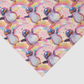 Niedliches Regenbogenmuster Seidenpapier (Ausschnitt)