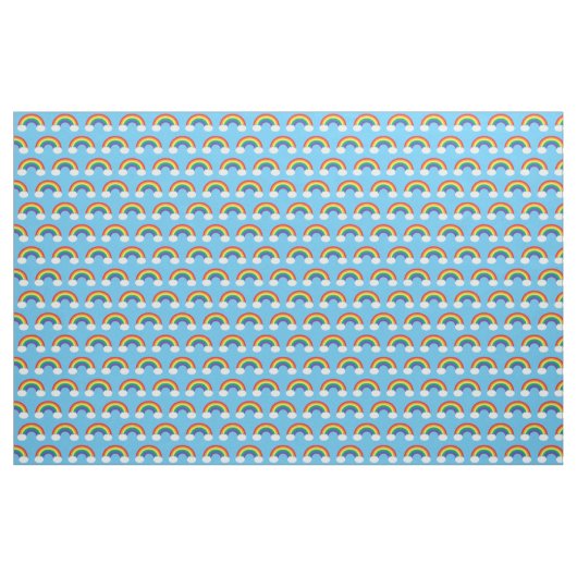 Niedliches Regenbogenmuster Stoff (Fat Quarter (45,7 x 55,9 cm))