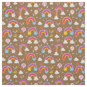 niedliches Regenbogenmuster Stoff (Muster)