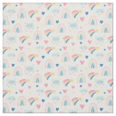 Niedliches Regenbogenmuster Stoff (Muster)
