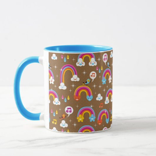 niedliches Regenbogenmuster Tasse (Links)
