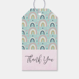 Niedliches Regenbogenmuster Vielen Dank Geschenkanhänger