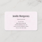 Niedliches Regenbogenmuster Visitenkarte (Rückseite)