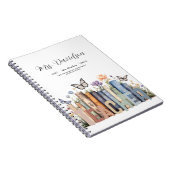 Niedliches Regenbogenregal & Bücher Lehrermonogram (Rechte Seite)