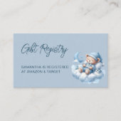 Niedliches Register der Babydusche Begleitkarte (Vorderseite)