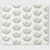 Niedliches Reh Geschenkpapier (Flach)