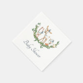 Niedliches Reh Serviette (Ecke)