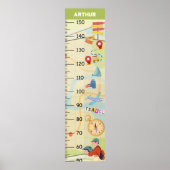 Niedliches Reisewachstumsdiagramm Poster (Vorne)