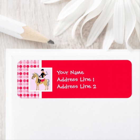 Niedliches Reitmädchen. (Insitu)