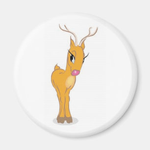 Niedliches Ren Magnet