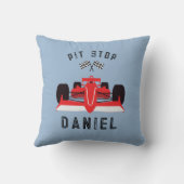 Niedliches Rennauto für Kinder Kissen (Rückseite)