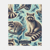 Niedliches Rennmuster Fleecedecke (Vorderseite)