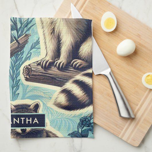 Niedliches Rennmuster Geschirrtuch (Viertel Falte)