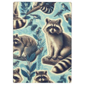 Niedliches Rennmuster Klemmbrett (Rückseite)