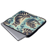 Niedliches Rennmuster Laptopschutzhülle (Vorne Knopf)
