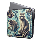 Niedliches Rennmuster Laptopschutzhülle (Vorderseite Links)
