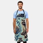 Niedliches Rennmuster Schürze (Getragen)