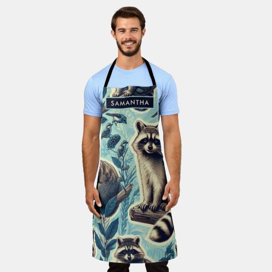 Niedliches Rennmuster Schürze (Getragen)