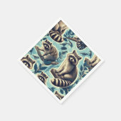 Niedliches Rennmuster Serviette (Ecke)