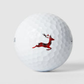 Niedliches Rentier Christmas Golf Geschenkdesign Golfball (Vorderseite)
