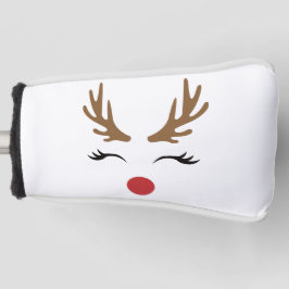 Niedliches Rentier Christmas Golf Geschenkdesign Headcover