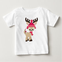 Niedliches Rentier, Rentier, Red Hat, Scarf