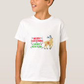 Niedliches Rentier Weihnachts-Shirt T-Shirt (Vorderseite)