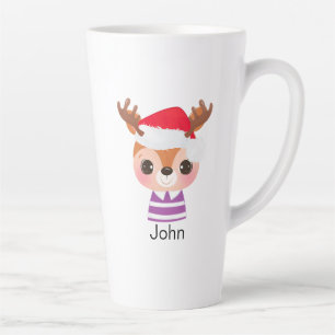 Niedliches Rentier Weihnachtsfest Milchtasse