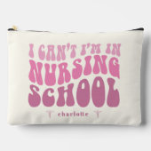 Niedliches Retro-Abschluss-Geschenk für Krankensch Zubehörtasche (Vorderseite)