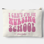 Niedliches Retro-Abschluss-Geschenk für Krankensch Zubehörtasche (Rückseite)