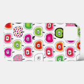 Niedliches Retro-Apfelmuster Case-Mate iPhone Hülle (Rückseite (Horizontal))