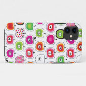 Niedliches retro Apfelmuster Case-Mate iPhone Hülle (Rückseite (Horizontal))