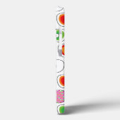 Niedliches Retro-Apfelmuster Case-Mate iPhone Hülle (Rückseite / Links)