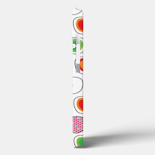 Niedliches Retro-Apfelmuster Case-Mate iPhone Hülle (Rückseite / Links)