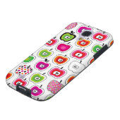 Niedliches retro Apfelmuster Case-Mate Samsung Galaxy Hülle (unten)