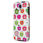 Niedliches retro Apfelmuster Case-Mate Samsung Galaxy Hülle (Rückseite Links)