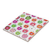 Niedliches retro Apfelmuster Fliese (Seite)