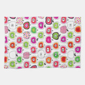 Niedliches retro Apfelmuster Küchentuch (Horizontal)