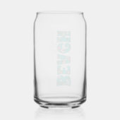 Niedliches Retro Beach Life Dosenglas (Rückseite)