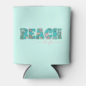 Niedliches Retro Beach Life Dosenkühler (Vorderseite)